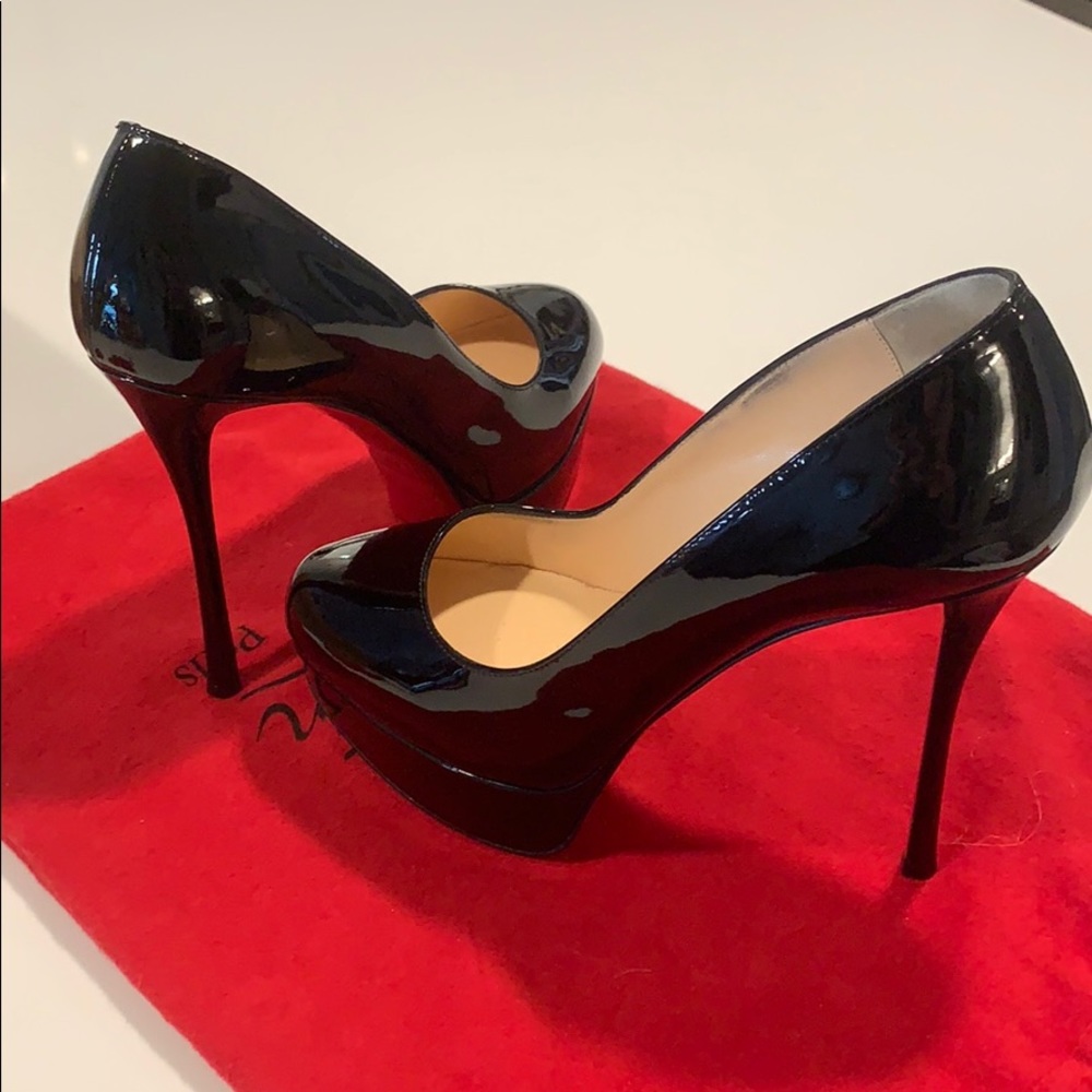 Christian Louboutin 130mm Patent Black